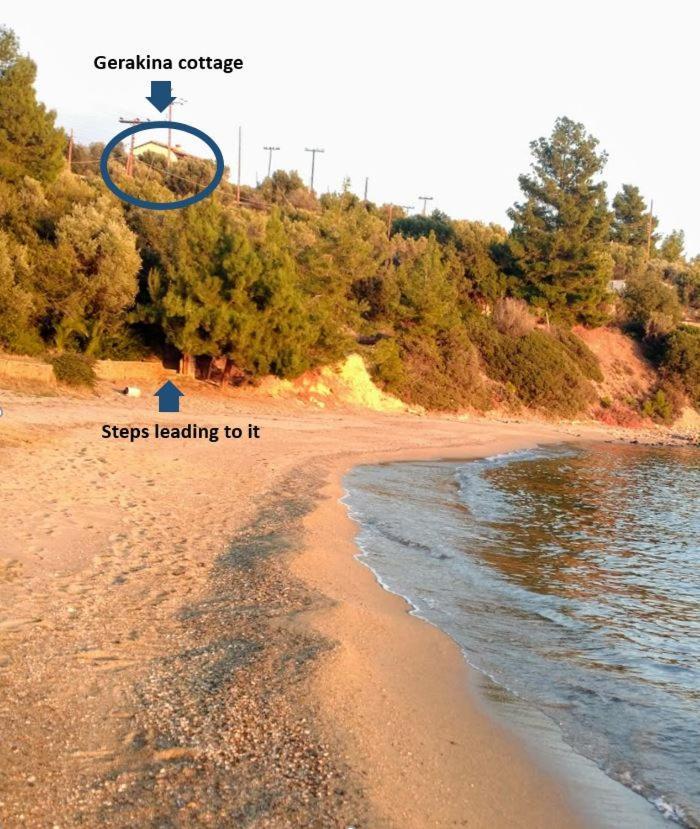 Gerakina Beach Cottage ซากูเดีย ภายนอก รูปภาพ